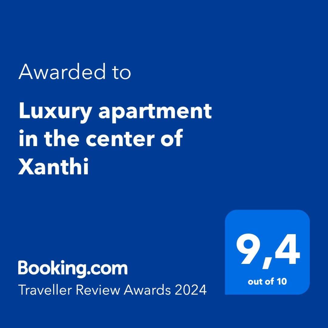 Luxury Apartment In The Center Of Xánthi Kültér fotó